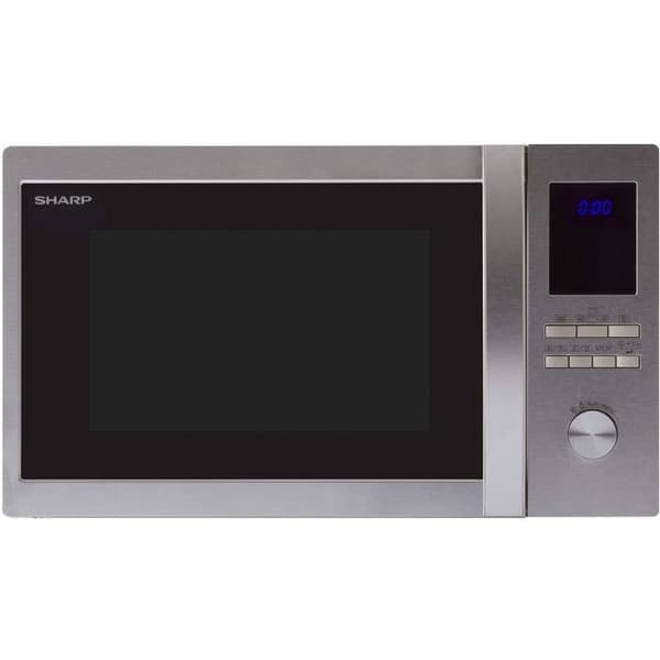 SHARP R-922STWE - Mikrovågsugn i rostfritt stål - 32 L - 1000 W - Grill 1100 W - Ugn 2500 W - Fristående