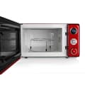 Miniatyrbild 4 av 4: Orbegozo 700 W digital mikrovågsugn med 20 liters kapacitet grill och design i rött och silver - MIG2042