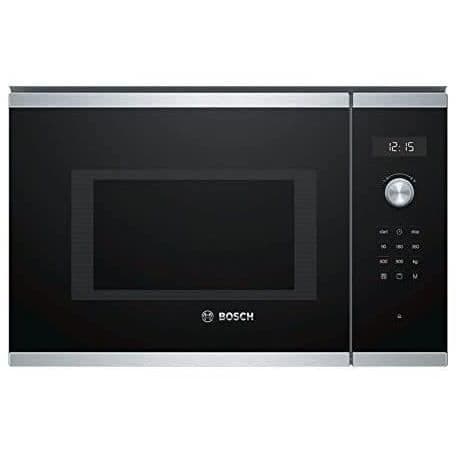 Inbyggd grillmikrovågsugn - BOSCH BEL554MS0 - Rostfritt stål - 25 L - 900 W - Grill 1200W