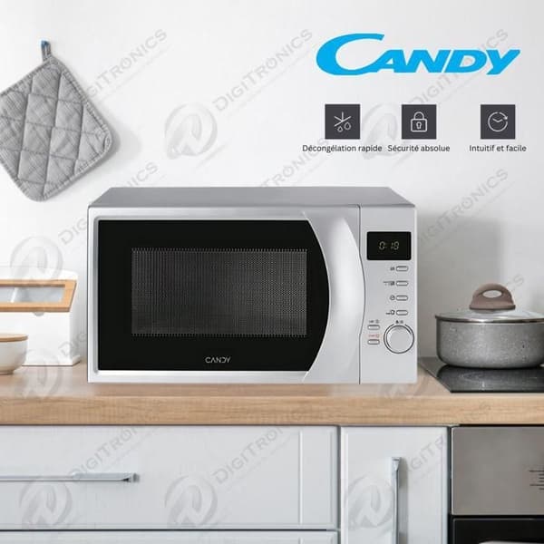 Candy CMG2071DS Fristående grill mikrovågsugn 20 liter 700 Watt rostfritt stål