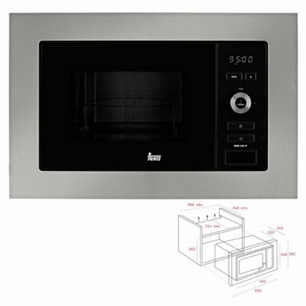 Inbyggnadsmikrovågsugn med grill Teka MWE 225 FI 20 L 800W Stål 800 W 20 L