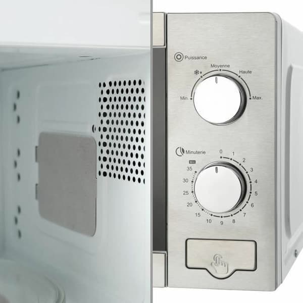 Mikrovågsugn med Grill Oceanic MO20S Grå 700 W 20 L