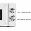Pikkukuva 6 / 6: Mikroaaltouuni Me me me Valkoinen 700 W