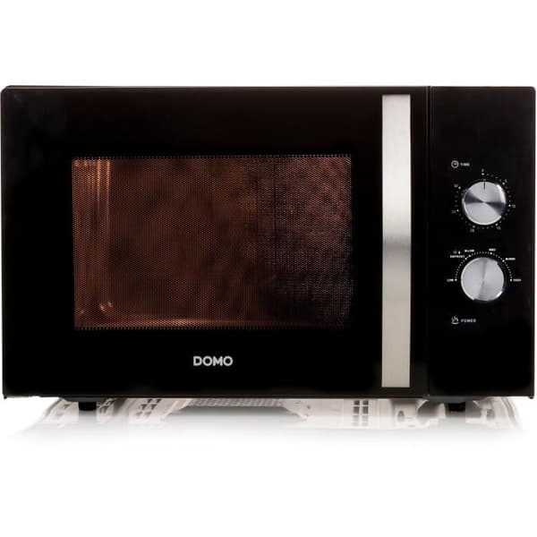 DOMO DO2431-Svart mikrofunktion med enkel funktion-30 L-900 W-fristående