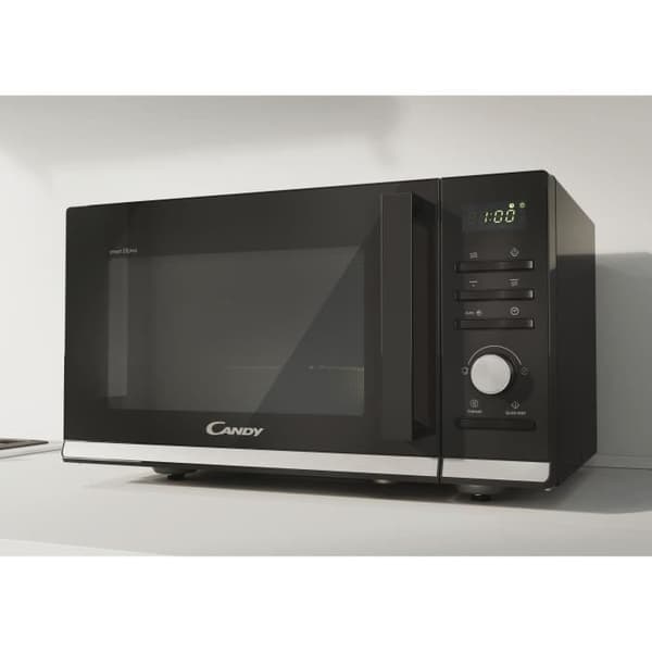 Candy Essenza Grill Mikrovågsugn - CMXG30DS - 900W - 30L - Silver - Avfrostningsfunktion - 5 effektnivåer - 10 automatiska menyer