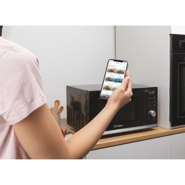 Candy Moderna CMGA23TNDB 900W 23L Digital Svart Grill Mikrovågsugn - Avfrostningsfunktion - 11 effektnivåer - 19 automatiska menyer