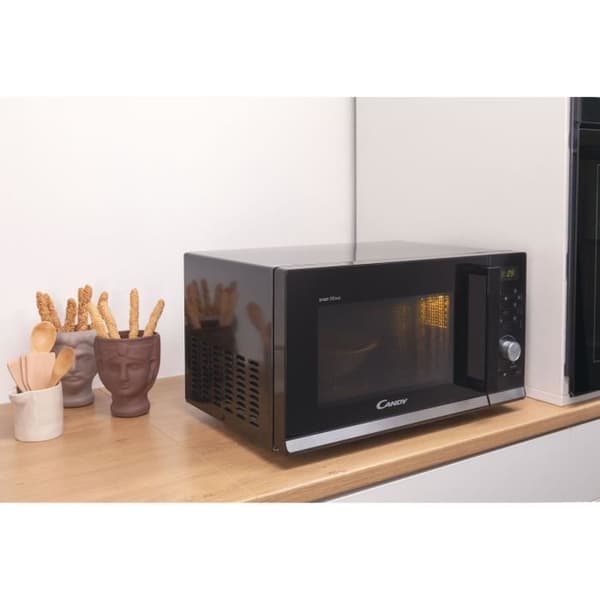 Candy Moderna CMGA23TNDB 900W 23L Digital Svart Grill Mikrovågsugn - Avfrostningsfunktion - 11 effektnivåer - 19 automatiska menyer