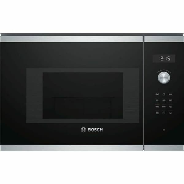 Mikrobølgeovnen BOSCH BEL524MS0 20 L Sort Sort/Sølvfarvet 800 W 20 L