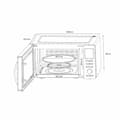 Miniatyrbilde 4 av 5: Mikrobølgeovn med Grill Continental Edison 900 w 25 L Sølv 900 W 25 L