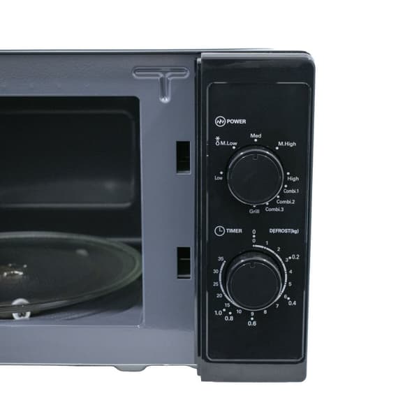 Mikroaaltouuni Grillillä TM Electron Musta 700 W 20 L