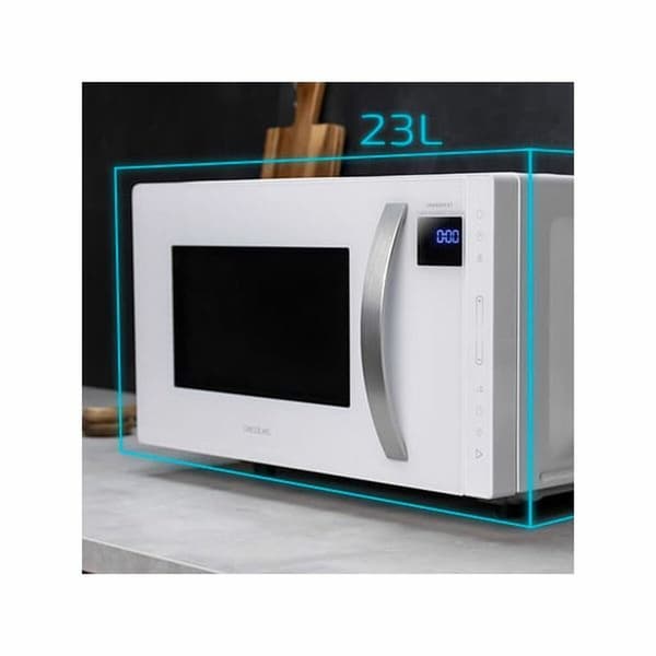 Mikrobølgeovnen Cecotec GrandHeat 2300 Flatbed Touch 800W Hvid 23 L
