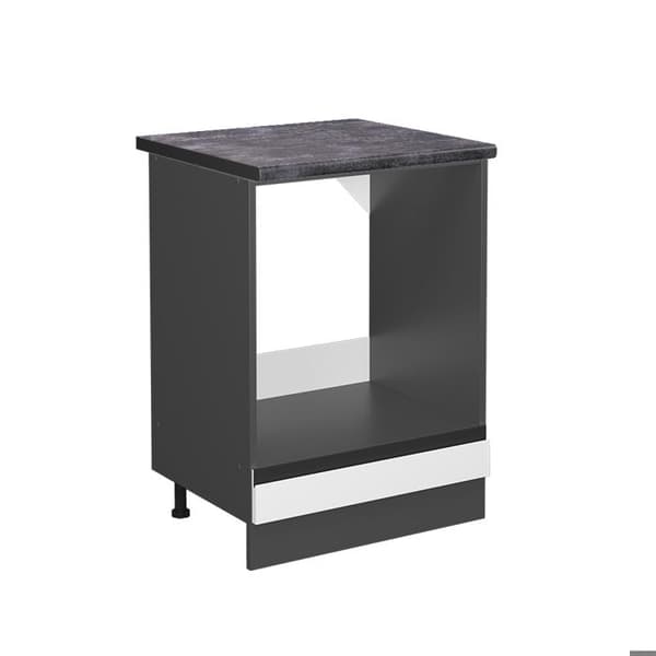 Rline-60 cm ugns möbel, PT Antracit, Vit, Antracit, Vicco