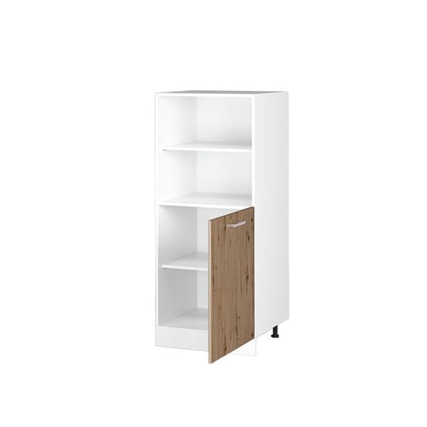 R-Line skåp för ugn, 60cm, Artisan-ek, Vit, Vicco