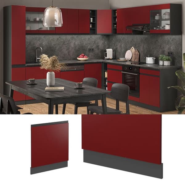 Facade R-Line, 60 cm, PT Antracit, Röd, Antracit, Vicco