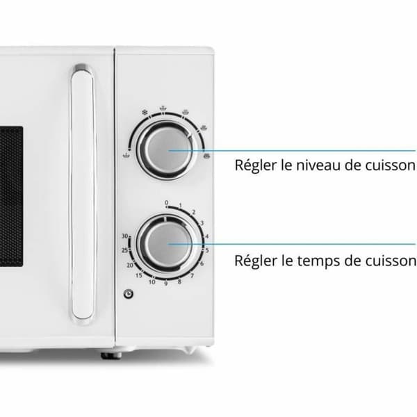 Mikrobølgeovnen Me me me Hvid 700 W