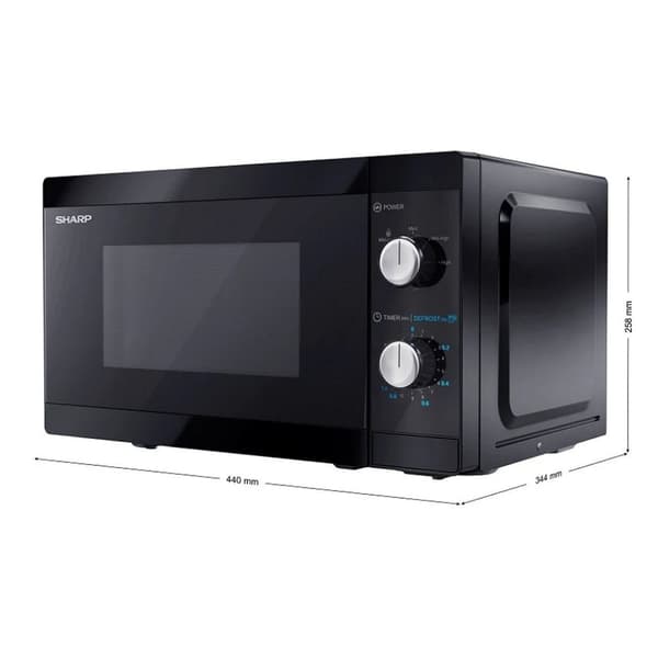 Sharp YC-MS01E-B Mikrovågsugn 20L Svart