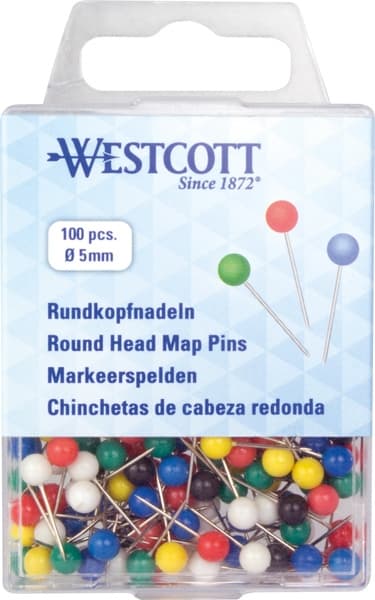 Westcott AC-E10500 Markeringsstifter Ø5mm Ass. Farver, Ø5mm X 16mm