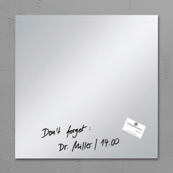 Sigel SI-GL275 Glas Magnetic Board Artverum 480x480x15mm Spejl