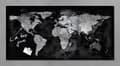 Miniatyrbillede 1 af 9: Sigel SI-GL270 Glasmagnettavle Artverum 910x460x15mm Verdenskort