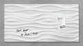 Miniatyrbild 1 av 7: Sigel SI-GL260 Glasmagnetskiva Artverum 910x460x15mm White Wave