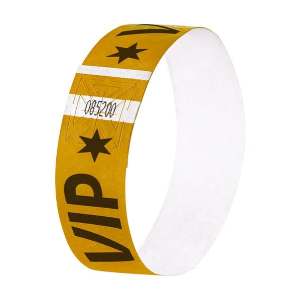 Sigel SI-EB217 Event Armband Super Soft 255x25mm Guld Med VIP-tryck 120 st