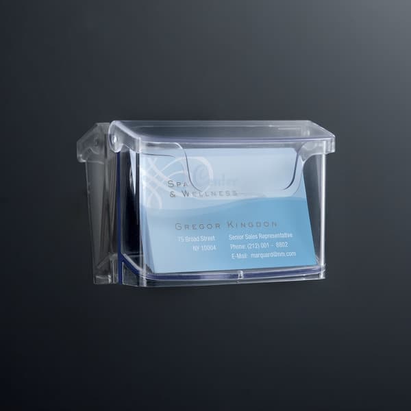 Sigel SI-LH326 Udendørs visitkortholder Vægmodel 105x76x45mm Transparent akryl