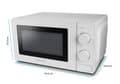 Miniatyrbillede 3 af 4: Esperanza ESTOFADO Hvid Solo mikroovn Bordplade 20 L 700 W