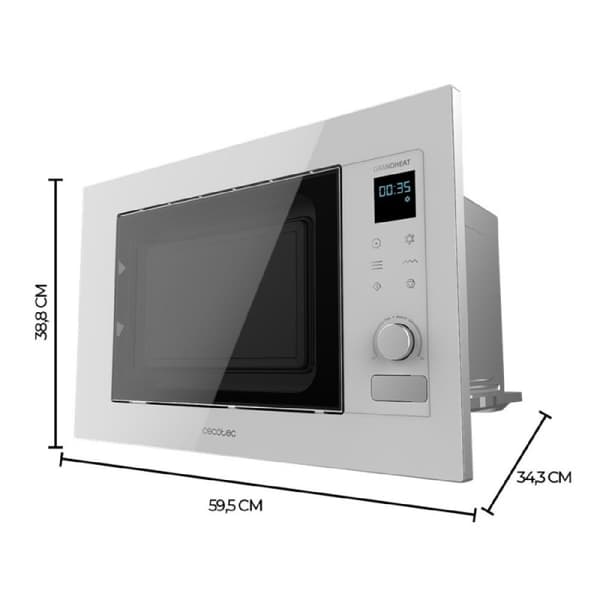 Mikrovågsugnen Cecotec GRANDHEAT 2090 Vit 1200 W 20 L