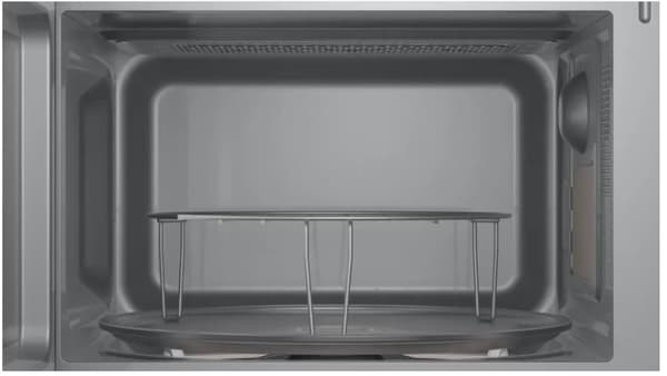 Bosch Serie 2 FEL023MS2 microondas Encimera Solo microondas 20 L 800 W Negro, Acero inoxidable