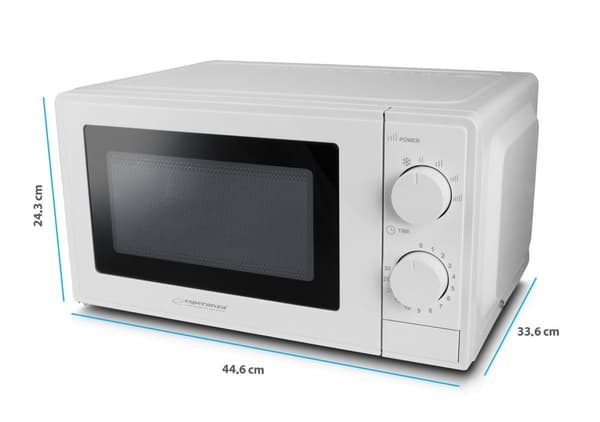 Esperanza EKO011W Mikrobølgeovn 1100W Hvid