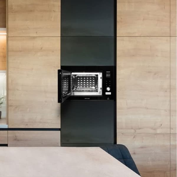 Cecotec Inbyggd Mikrovågsugn med Vridplatta GrandHeat 2090 Inbyggd Touch Svart