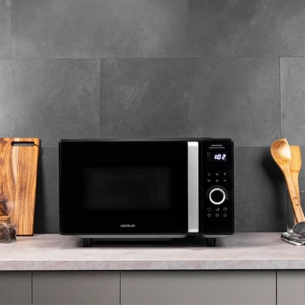 Cecotec Mikrovågsugn utan tallrik GrandHeat 2500 Flatbed Touch Black