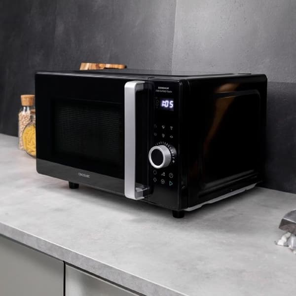 Cecotec Mikrovågsugn utan tallrik GrandHeat 2500 Flatbed Touch Black
