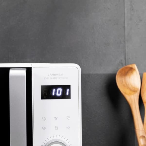 Cecotec Mikrovågsugn utan tallrik GrandHeat 2500 Flatbed Touch Vit