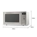 Miniatyrbild 4 av 4: Panasonic Deutschland NN-GD37HSGTG 35,3 cm Mikrovågsugn, Aqua Clean Program, Rostfritt stål, Färg Svart