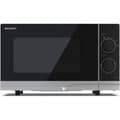Miniatyrbild 1 av 4: Sharp YC-PS201AE-S Mikrovågsugn (700 W, 20 L, 6 effektnivåer, avfrostningsfunktion, enkel rengöring)
