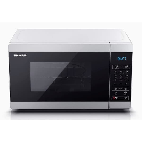 SHARP YC-MG02ES Mikrovågsugn med grillavfrostningsfunktion - 1270 W - 20 l - 11 effektnivåer-funktion
