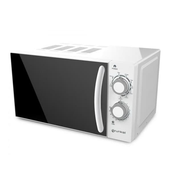 Mikrobølgeovnen med Grill Grunkel Hvid 700 W 20 L