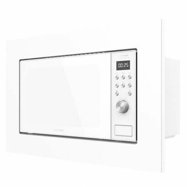 BRUGT Indbygget mikrobølgeovn Cecotec Hvid Sort 700 W 20 L (Refurbished A)
