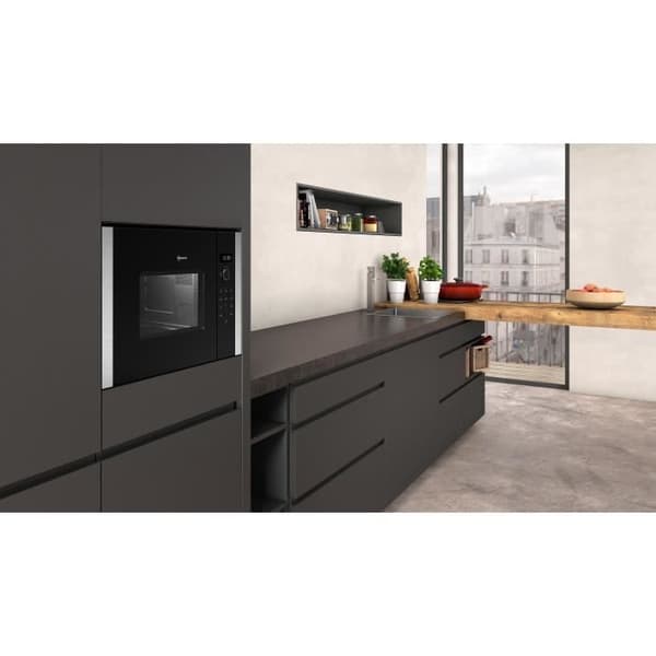 Enkel inbyggd mikrovågsugn - NEFF N50 - HLAWD23N1F - Rostfritt stål - 20 L - 38,2 x 59,4 x 31,7 cm
