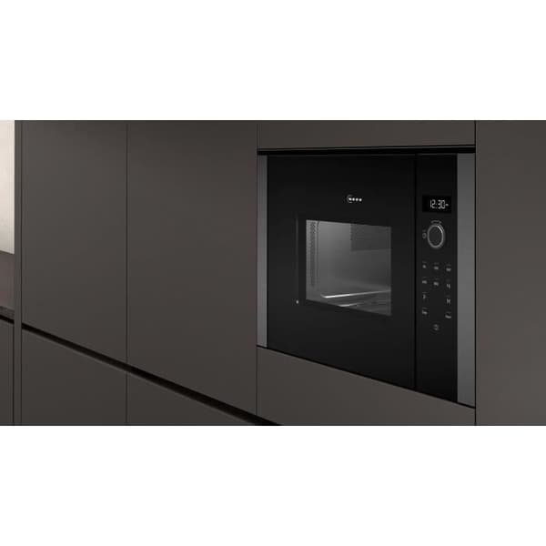 Enkel inbyggd mikrovågsugn - NEFF N50 - HLAWD23N1F - Rostfritt stål - 20 L - 38,2 x 59,4 x 31,7 cm