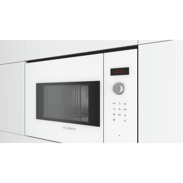 Inbyggd mikrovågsugn - BOSCH SER4 - BFL523MW1F - Vit - 59,4 x 31,7 x 38,2 cm