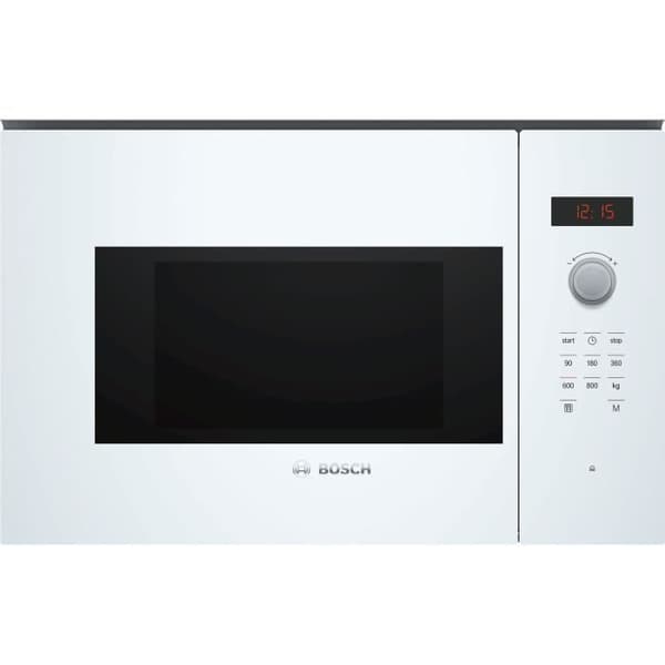 Inbyggd mikrovågsugn - BOSCH SER4 - BFL523MW1F - Vit - 59,4 x 31,7 x 38,2 cm
