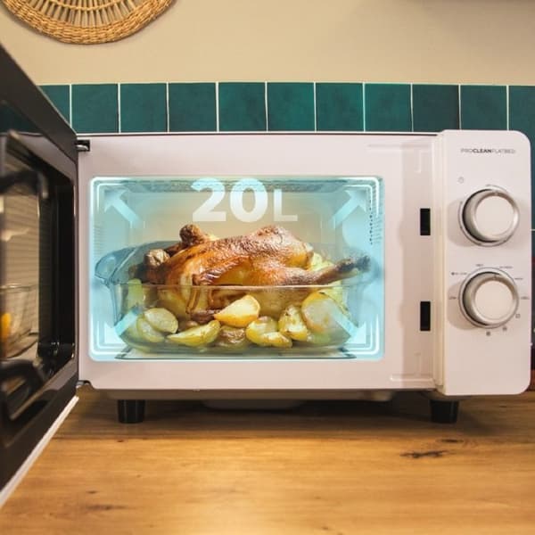 Mikrovågsugn - Proclean - 3120 Flatbed - 20L - Grill - 700W - 6 Effektlägen