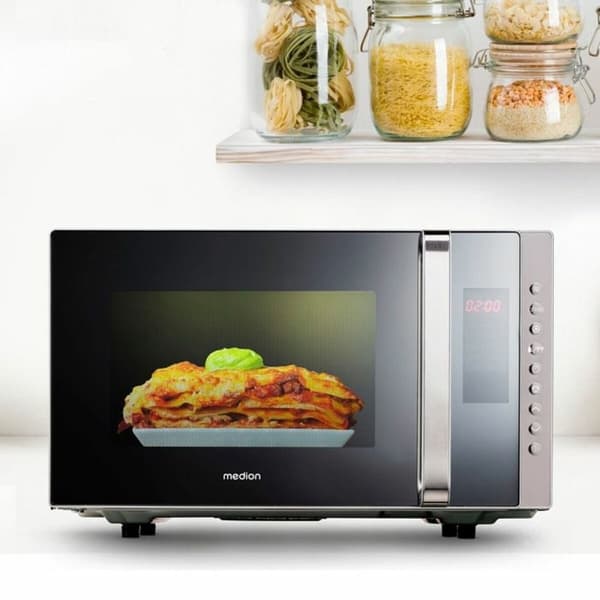 Mikrobølgeovnen Medion MD17495 Grå 800 W 23 L