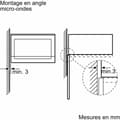 Miniatyrbillede 5 af 6: Mikrobølgeovnen BOSCH BFL523MW1F Hvid 800 W
