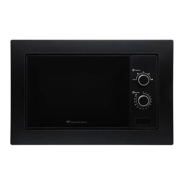 Inbyggd mikrovågsugn - CONTINENTAL EDISON - CEMO20EBM - Svart - 1200 B - L59,5 x H33,7 x D38,5 cm - 21 L