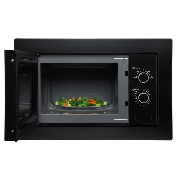 Inbyggd mikrovågsugn - CONTINENTAL EDISON - CEMO20EBM - Svart - 1200 W - L59,5 x H33,7 x P38,5 cm - 21 L