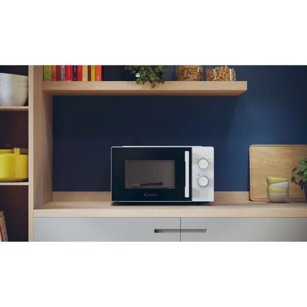 CMW20SMSLI Mono CANDY Idea mikrovågsugn - 20L - MO: 700W - Mekaniskt användargränssnitt - 5 effektnivåer - Silver