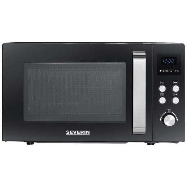 Severin MW 7760 mikrovågsugn - Svart, rostfritt stål - 900 W - Grillfunktion